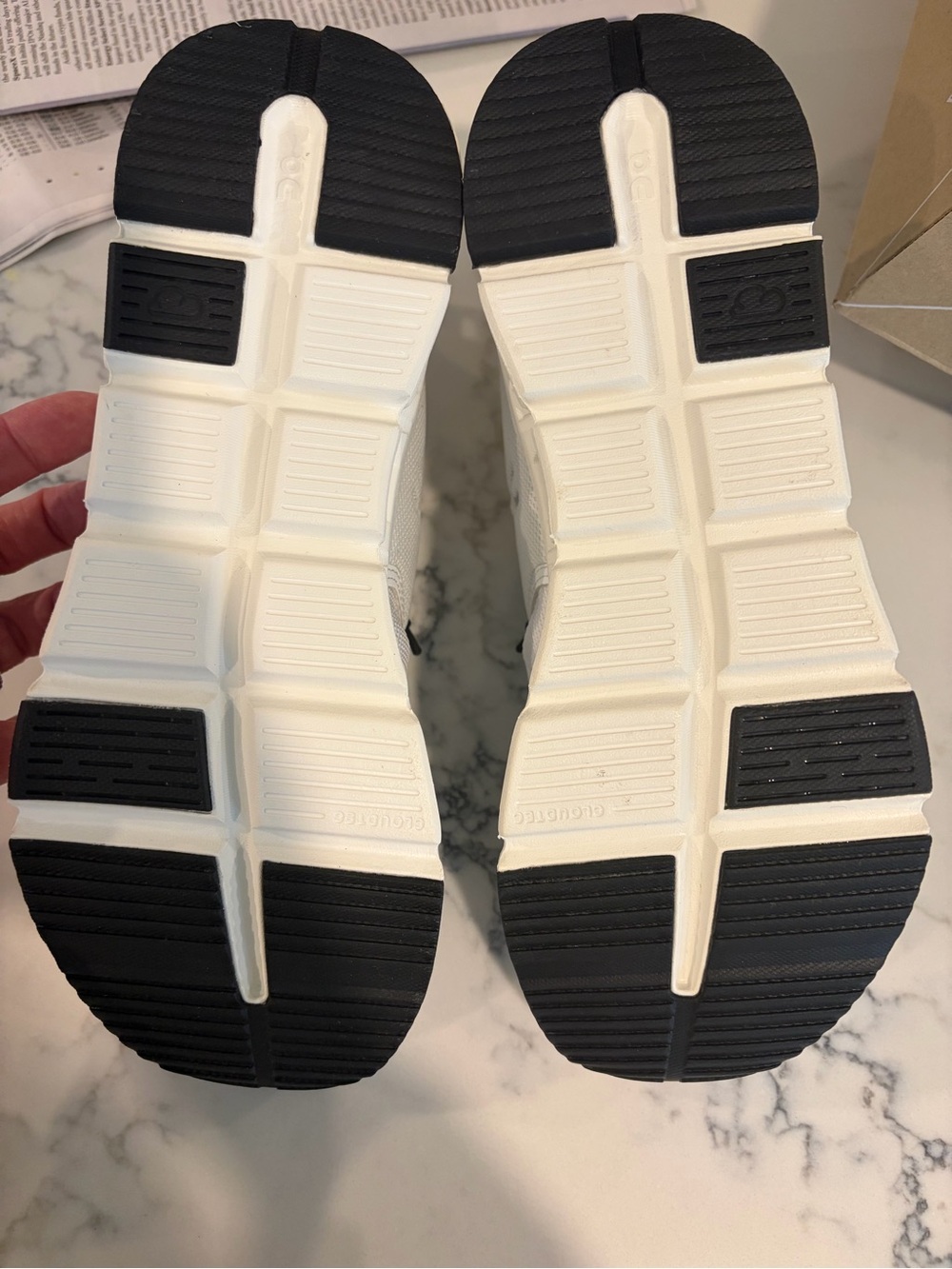 On Running Youth White and Black Cloudstreet Sneakers - Picture 7 of 7